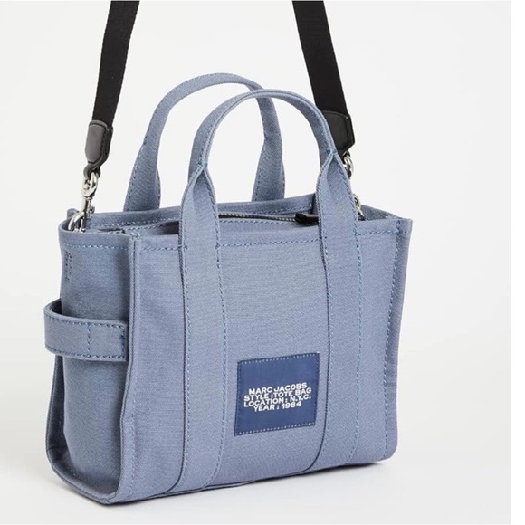 Marc Jacobs The Small Tote Bag in Blue Shadow - Picture 2 of 4